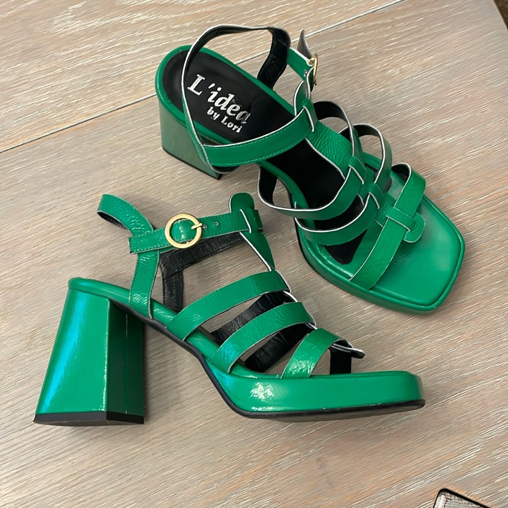 L’idea by Lori green gladiator platform sandals, size 40